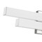 Z-Lite Zane Vanity, 2-Light, 25 In.W x 2.5 In.L x 5 In.H, Chrome /Frosted 1008-25W-CH-LED - alternate 4